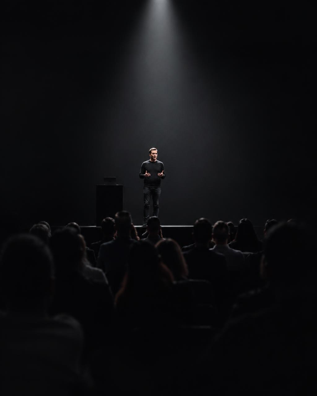 Palestra no palco